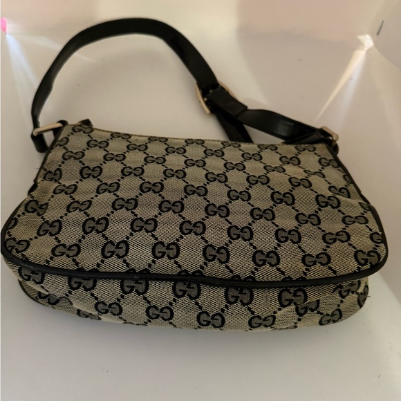 Gucci Monogram Hasler Pochette Brown - Picture 2 of 10